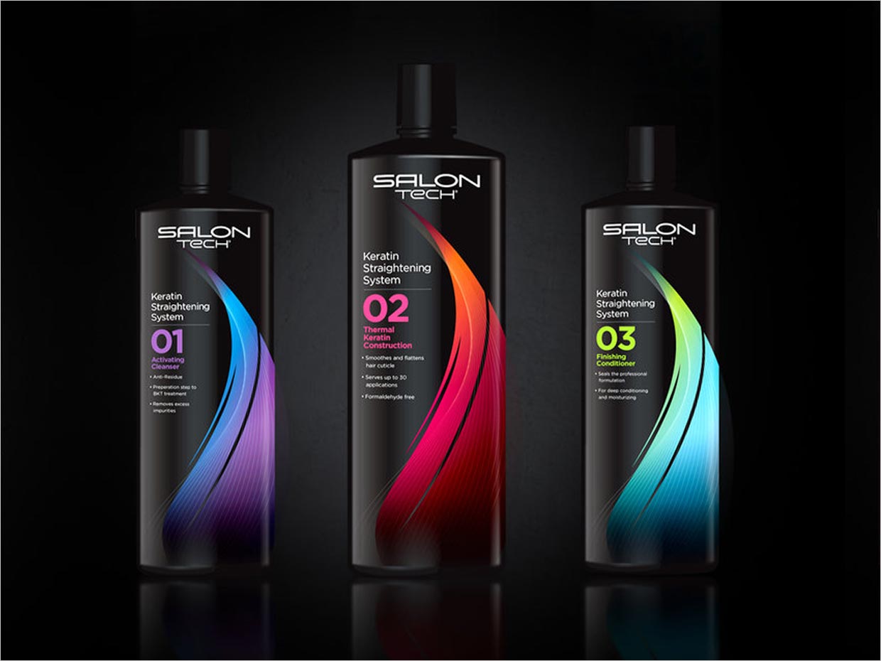 美國Salon Tech美容美發(fā)產(chǎn)品包裝設計欣賞